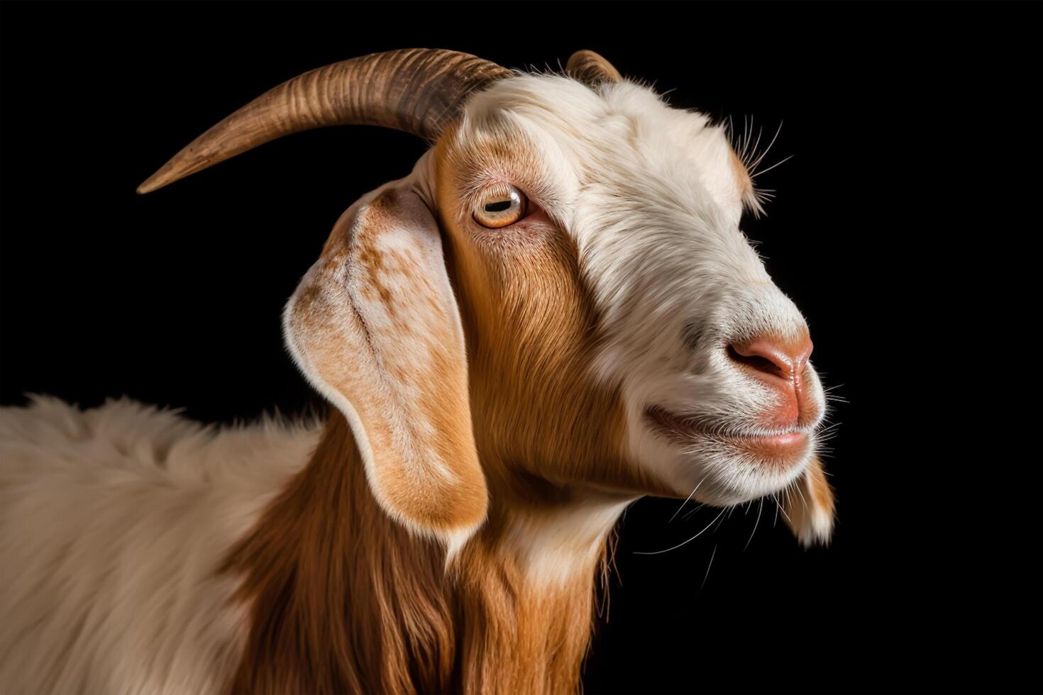 goat photo. Eid ul adha concept. photo