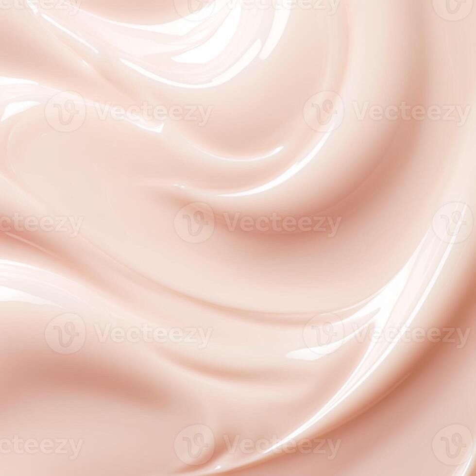protección de la piel, productos cosméticos y belleza producto, sonrojo rosado lustroso crema loción textura como resumen fondo, generativo ai foto