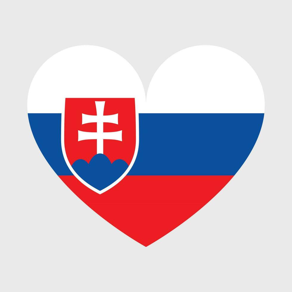 Eslovaquia bandera vector icono