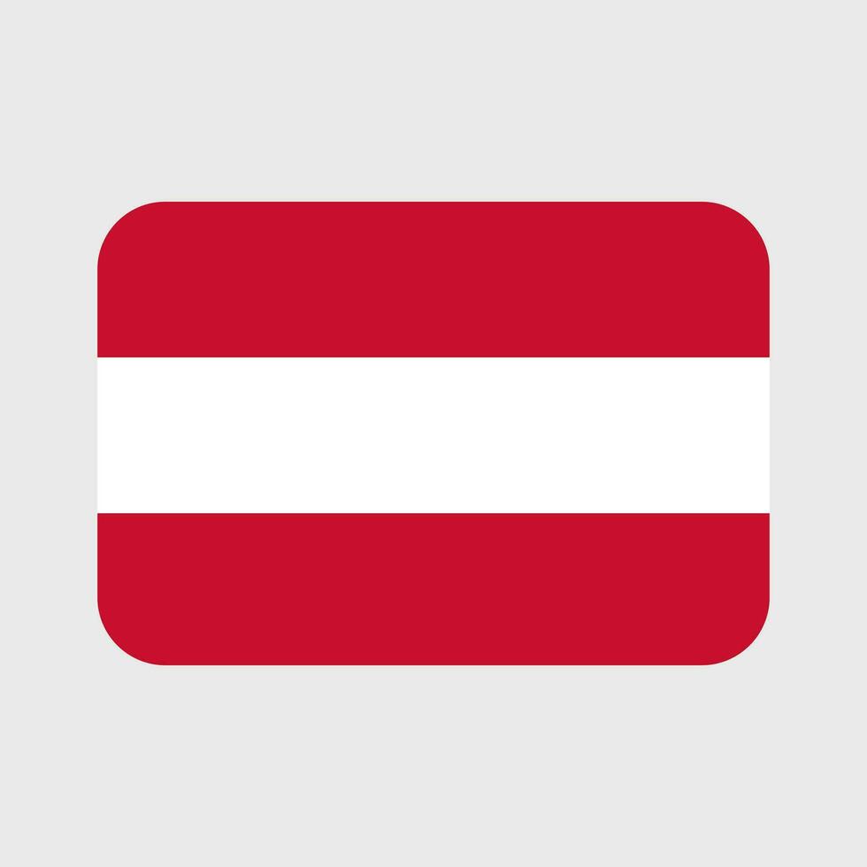 Austrian flag vector icon