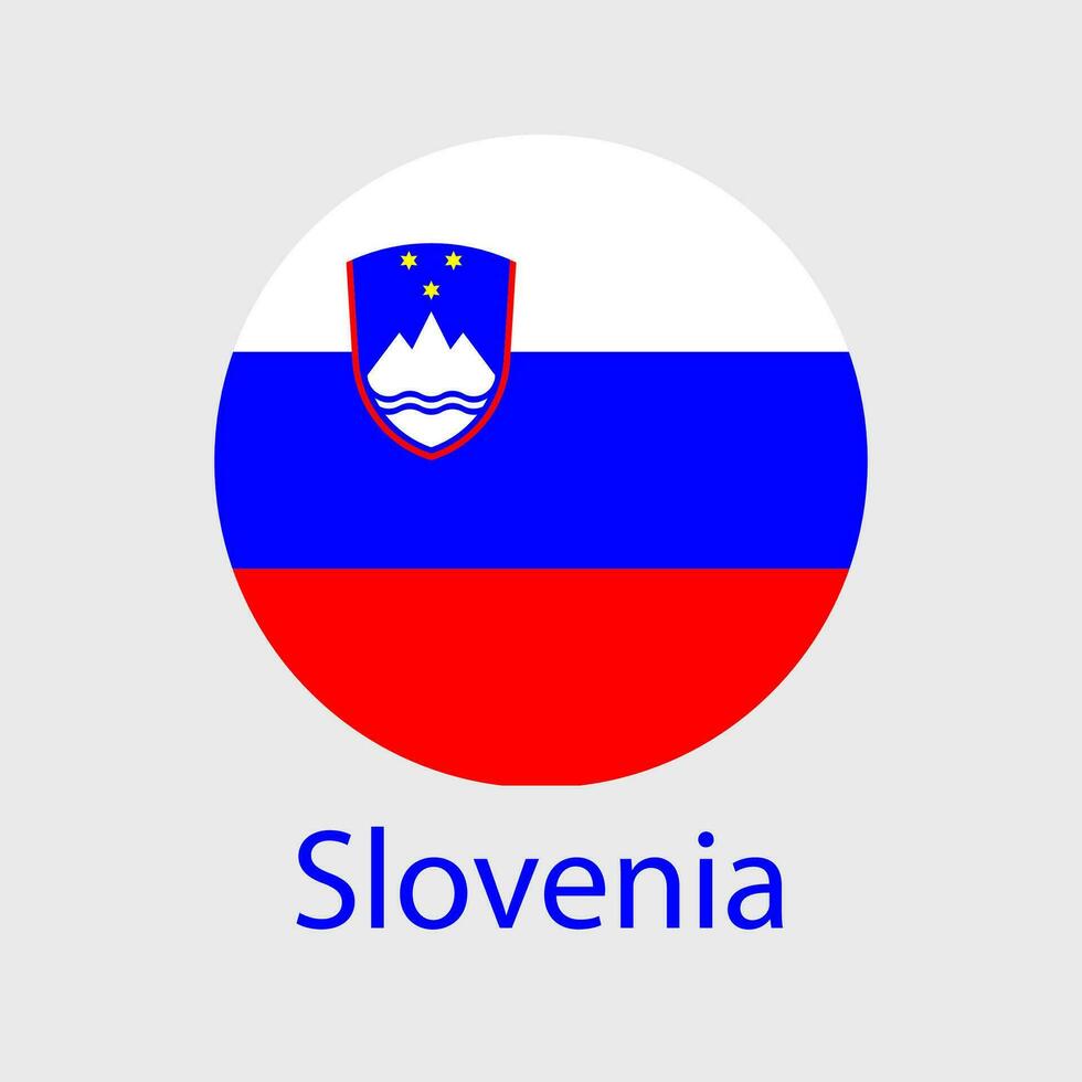 Slovenia flag vector icon