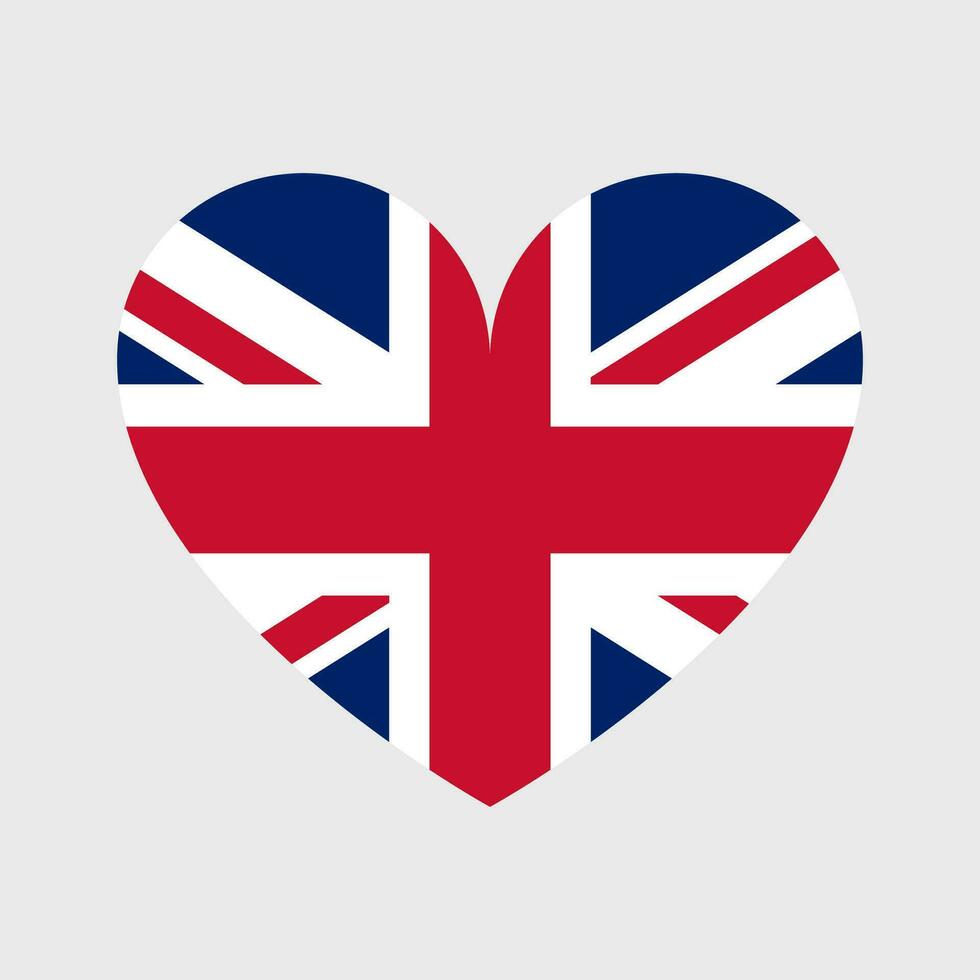 Reino Unido bandera vector icono. unido Reino y genial Bretaña bandera ilustración