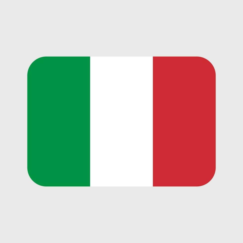 Italia bandera vector icono