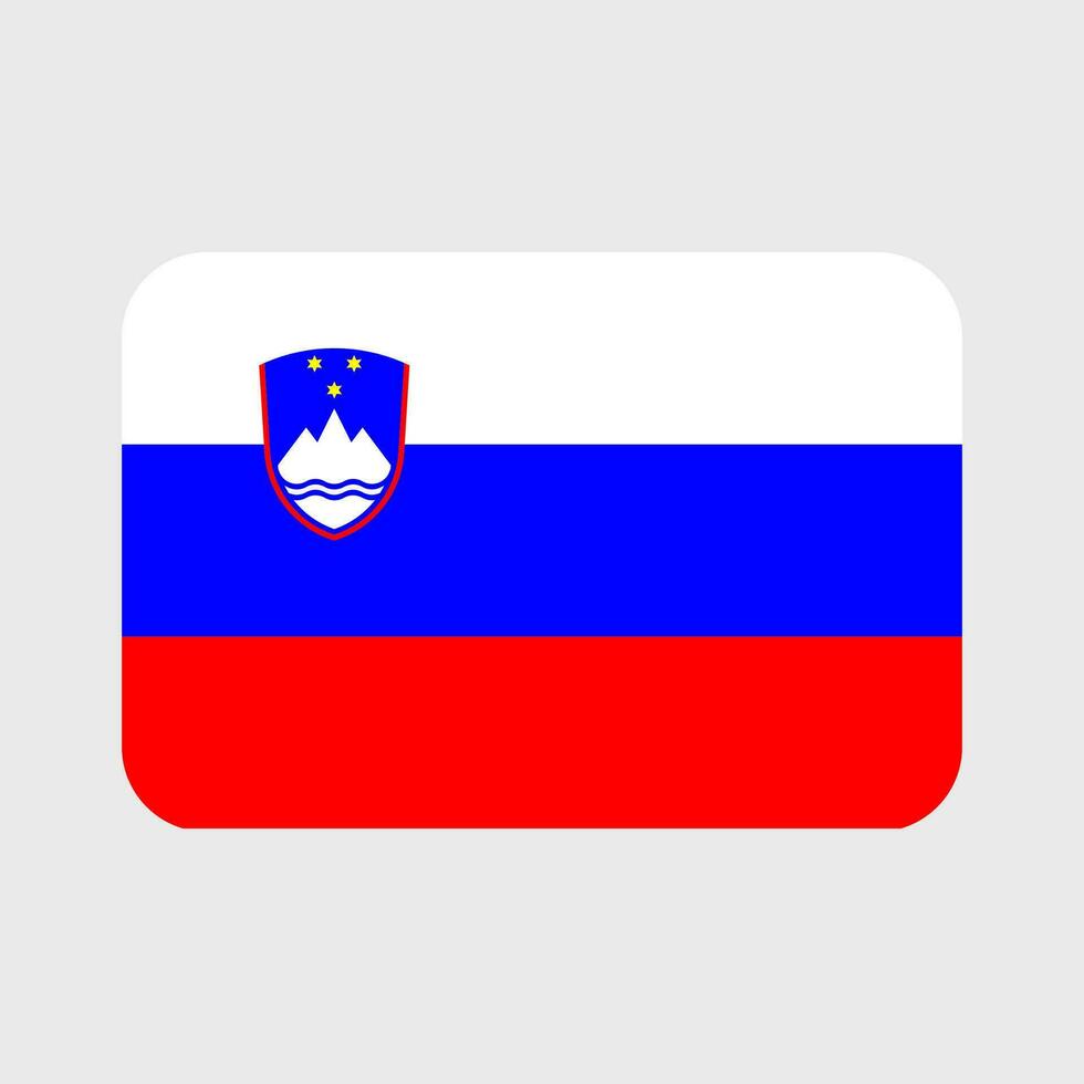 Slovenia flag vector icon