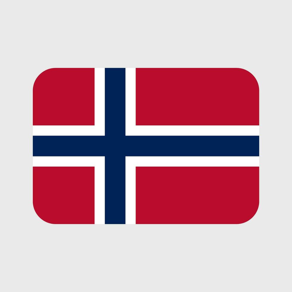 Norway flag vector icon