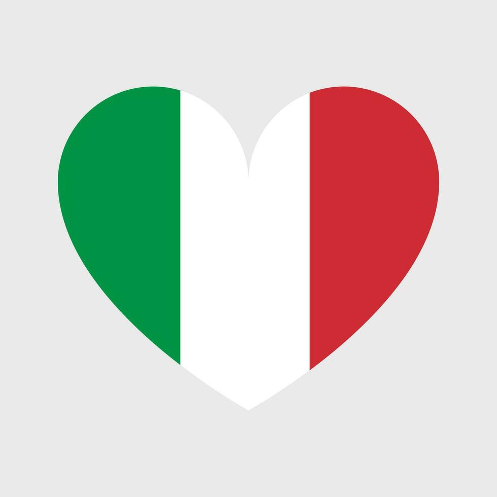 Italy flag vector icon