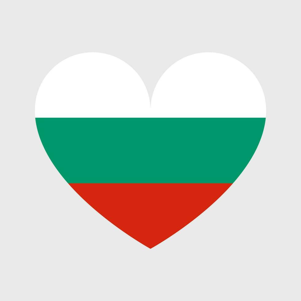 Bulgaria flag vector icon