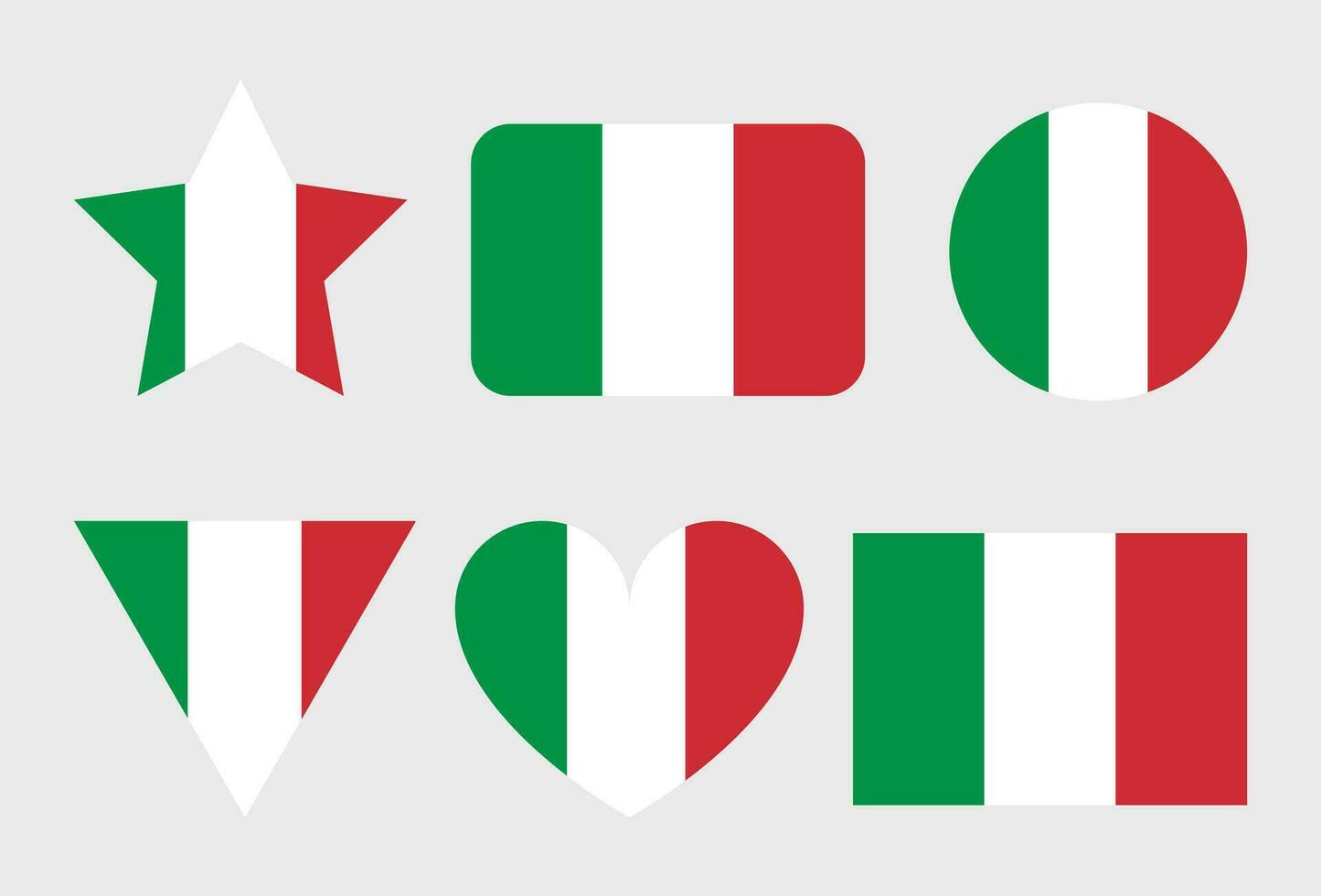Italy flag vector icon
