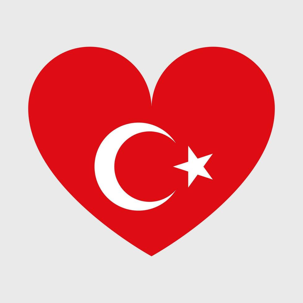 Turkey flag vector icon