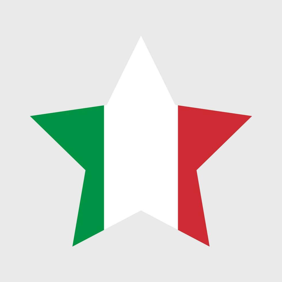 Italy flag vector icon