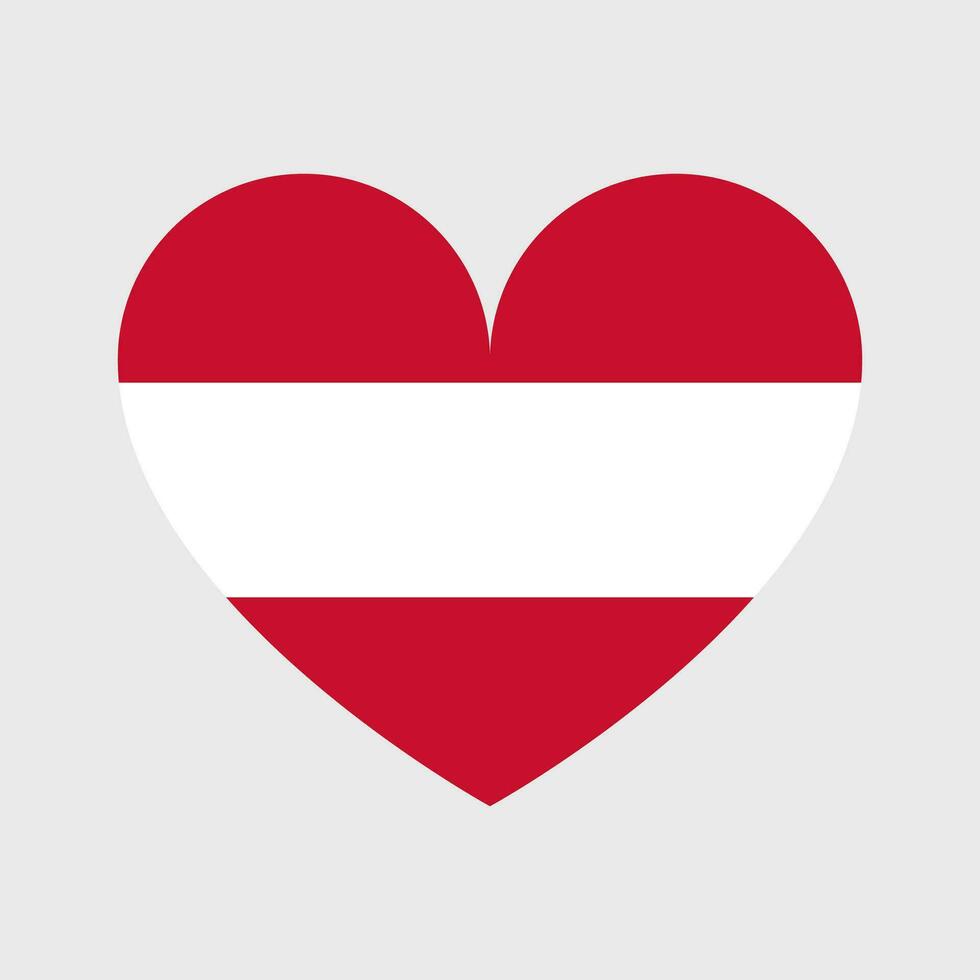 Austrian flag vector icon
