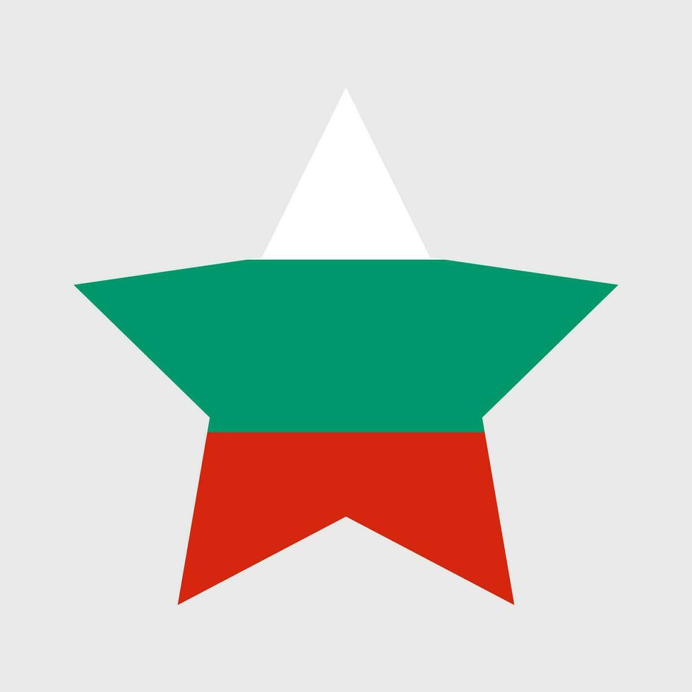 Bulgaria flag vector icon