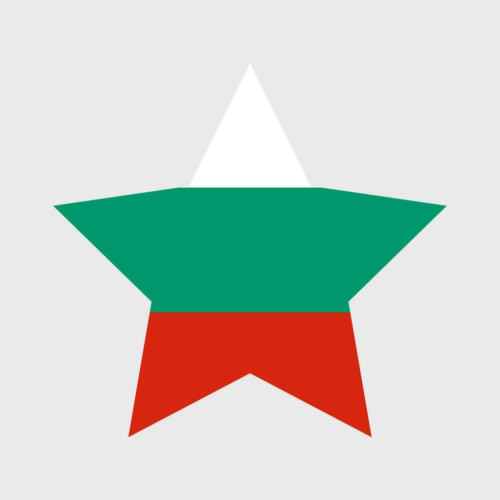 Bulgaria flag vector icon