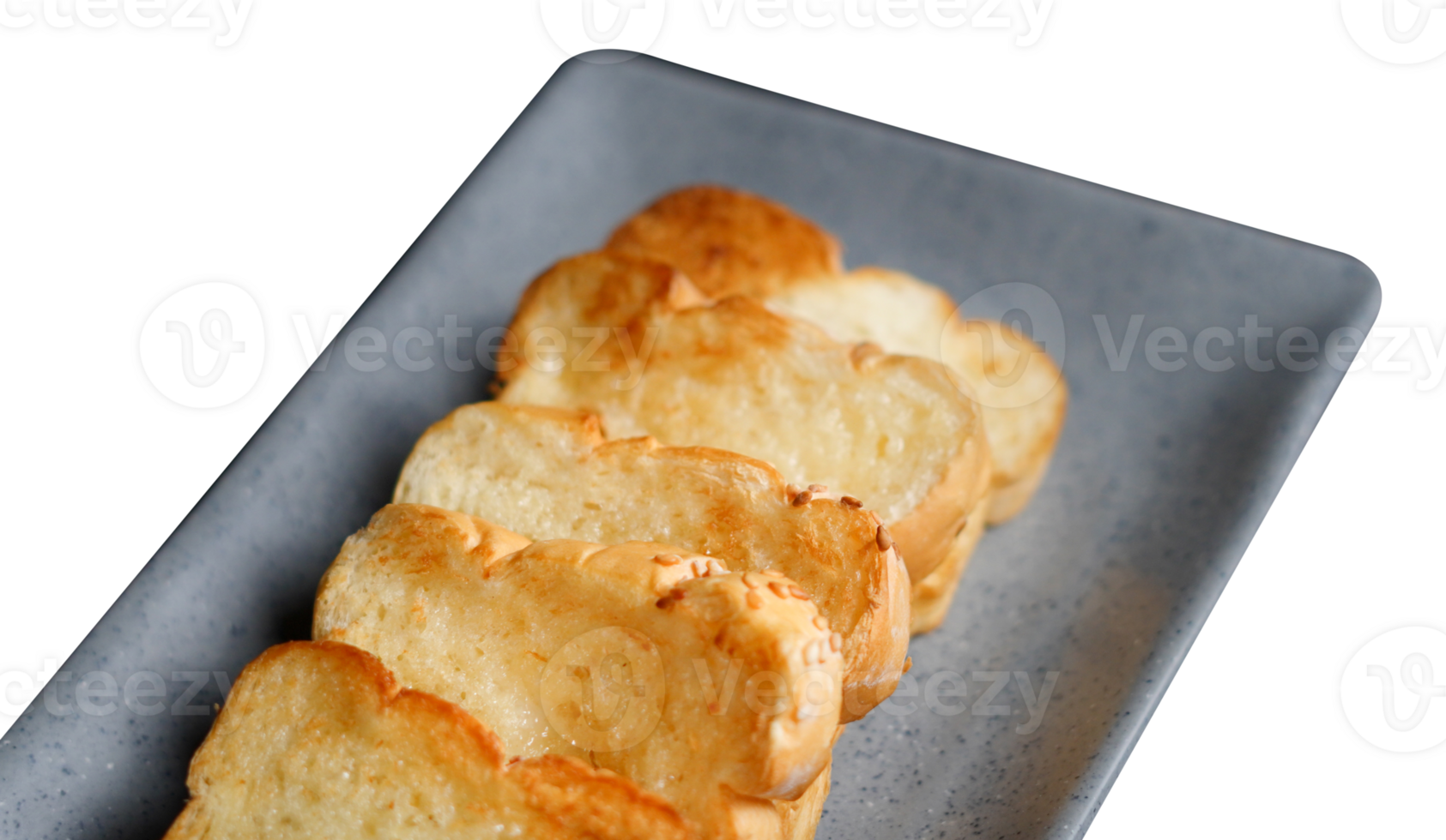 toast bread on a plate 25272448 PNG