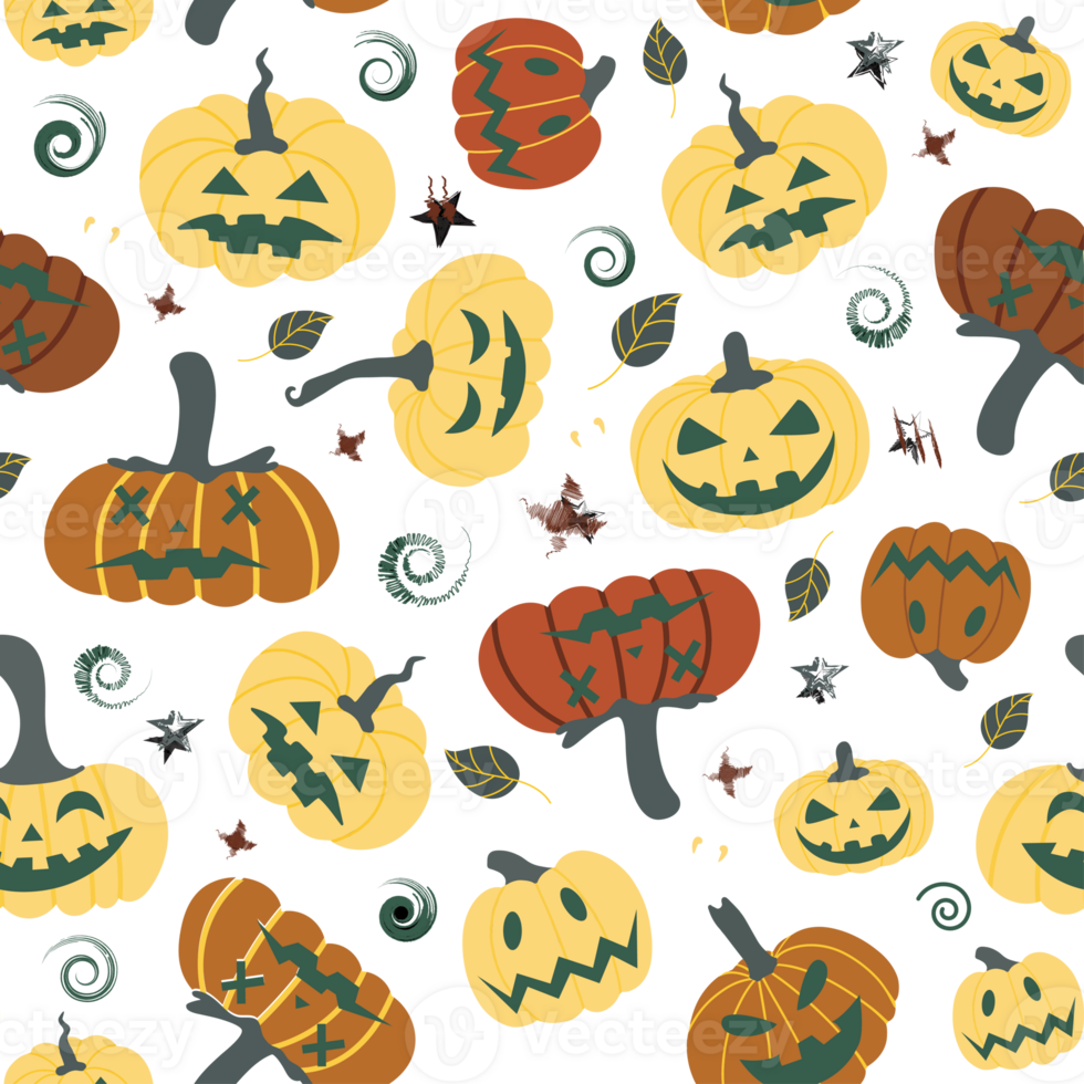 halloween-pattern-of-pumpkin-25272664-png
