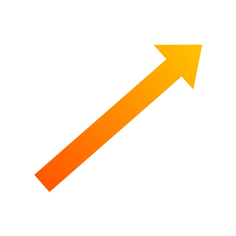 arrow icon. Arrow mark icon. abstract arrows for design use. Flat arrow icon. colorful arrow gradient color. png