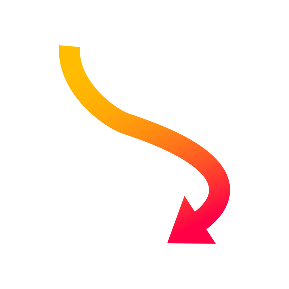 arrow icon. Arrow mark icon. abstract arrows for design use. Flat arrow icon. colorful arrow gradient color. png