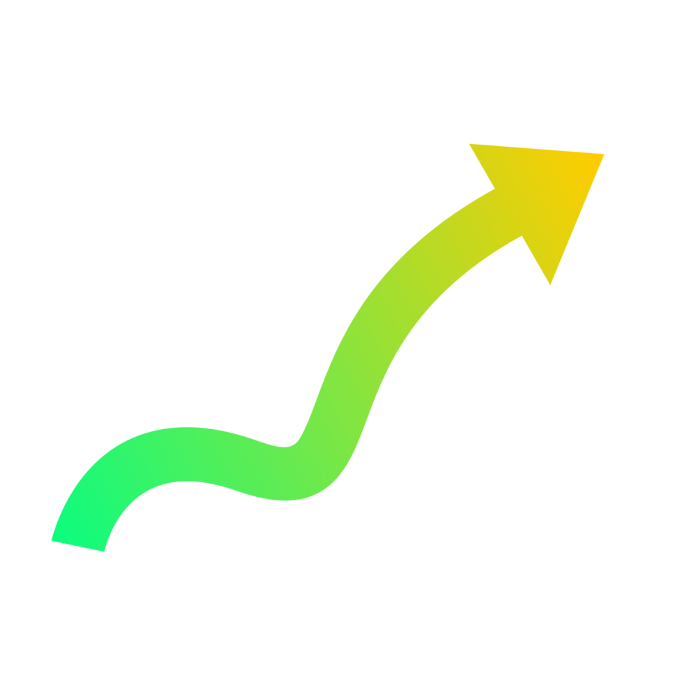 arrow icon. Arrow mark icon. abstract arrows for design use. Flat arrow icon. colorful arrow gradient color. png