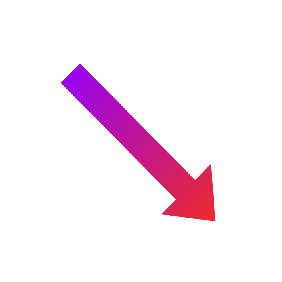 arrow icon. Arrow mark icon. abstract arrows for design use. Flat arrow icon. colorful arrow gradient color. png