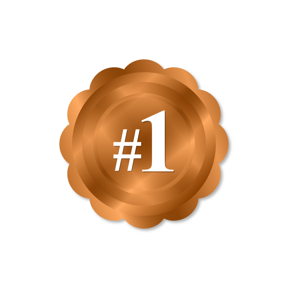 Awards medal. Bronze medals. Champion and winner medal. trophy. coin medal. png