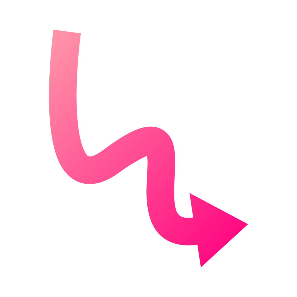 arrow icon. Arrow mark icon. abstract arrows for design use. Flat arrow icon. colorful arrow gradient color. png