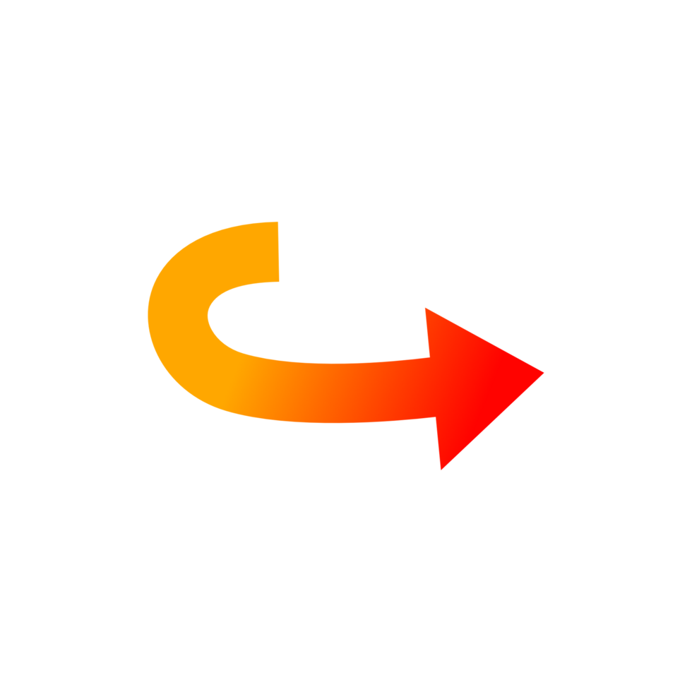 arrow icon. Arrow mark icon. abstract arrows for design use. Flat arrow icon. colorful arrow gradient color. png