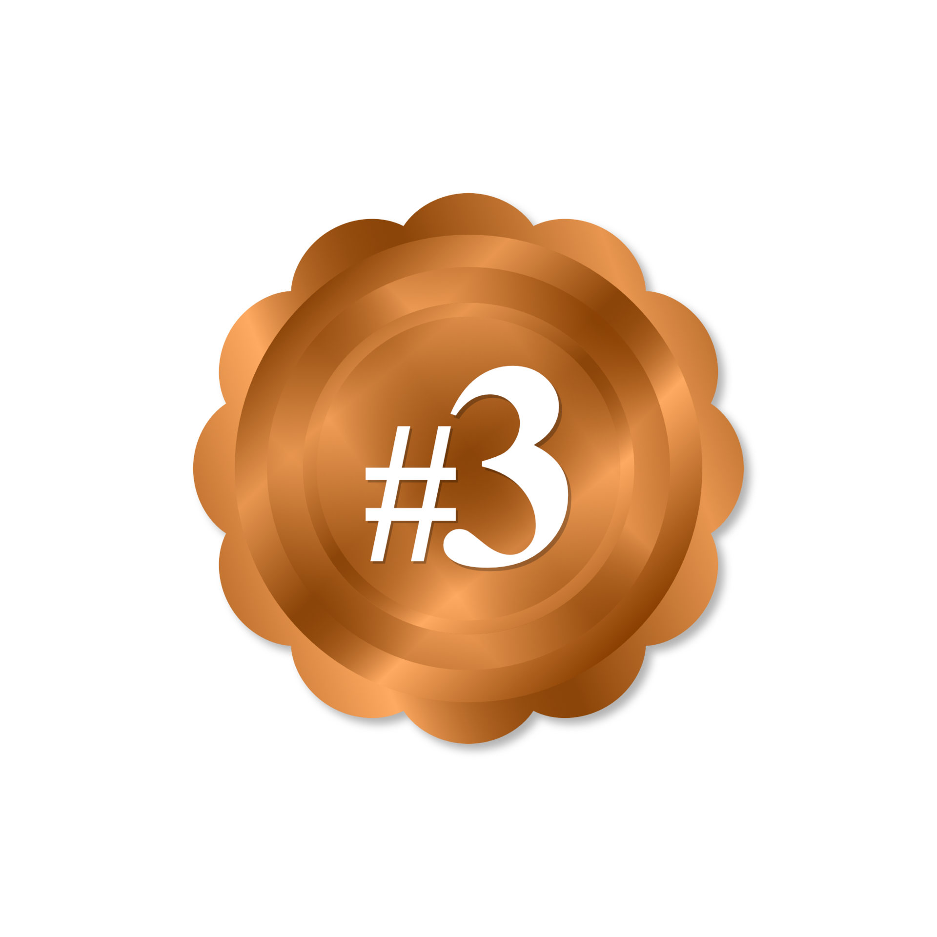 Awards medal. Bronze medals. Champion and winner medal. trophy. coin