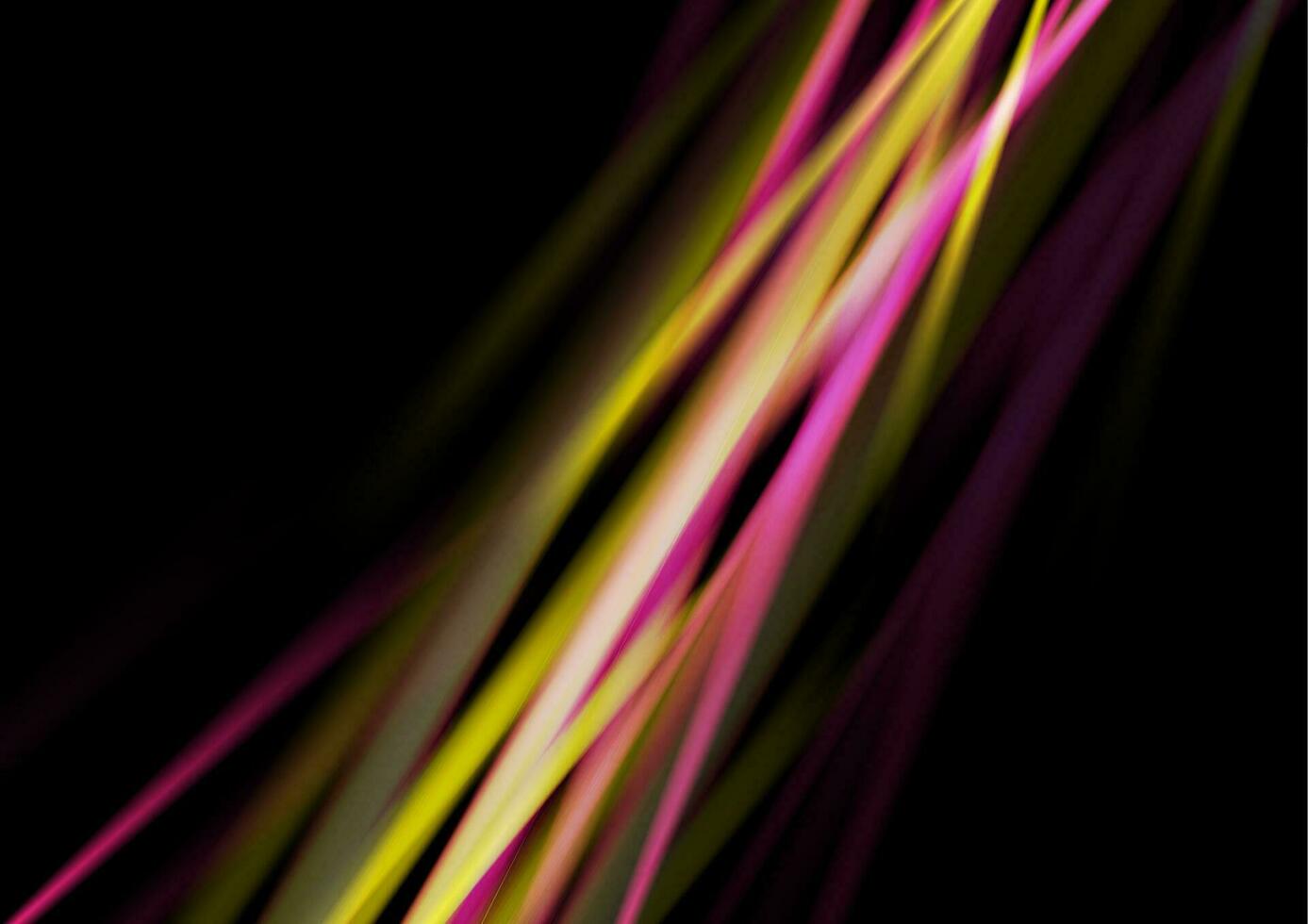 Glowing neon smooth rays abstract background vector