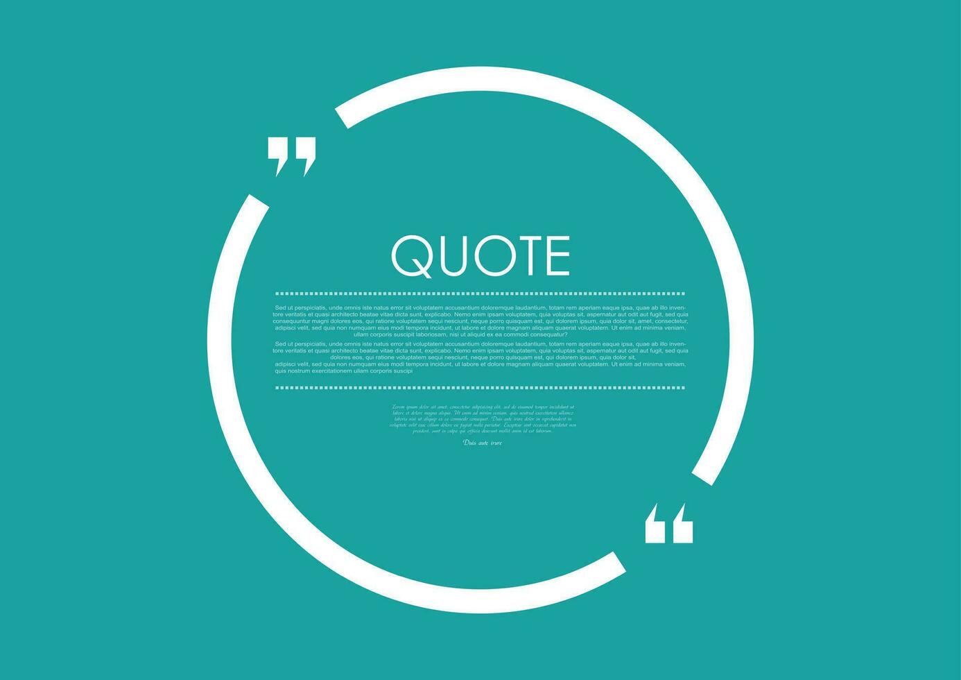 Quote blank speech bubble abstract bright design vector