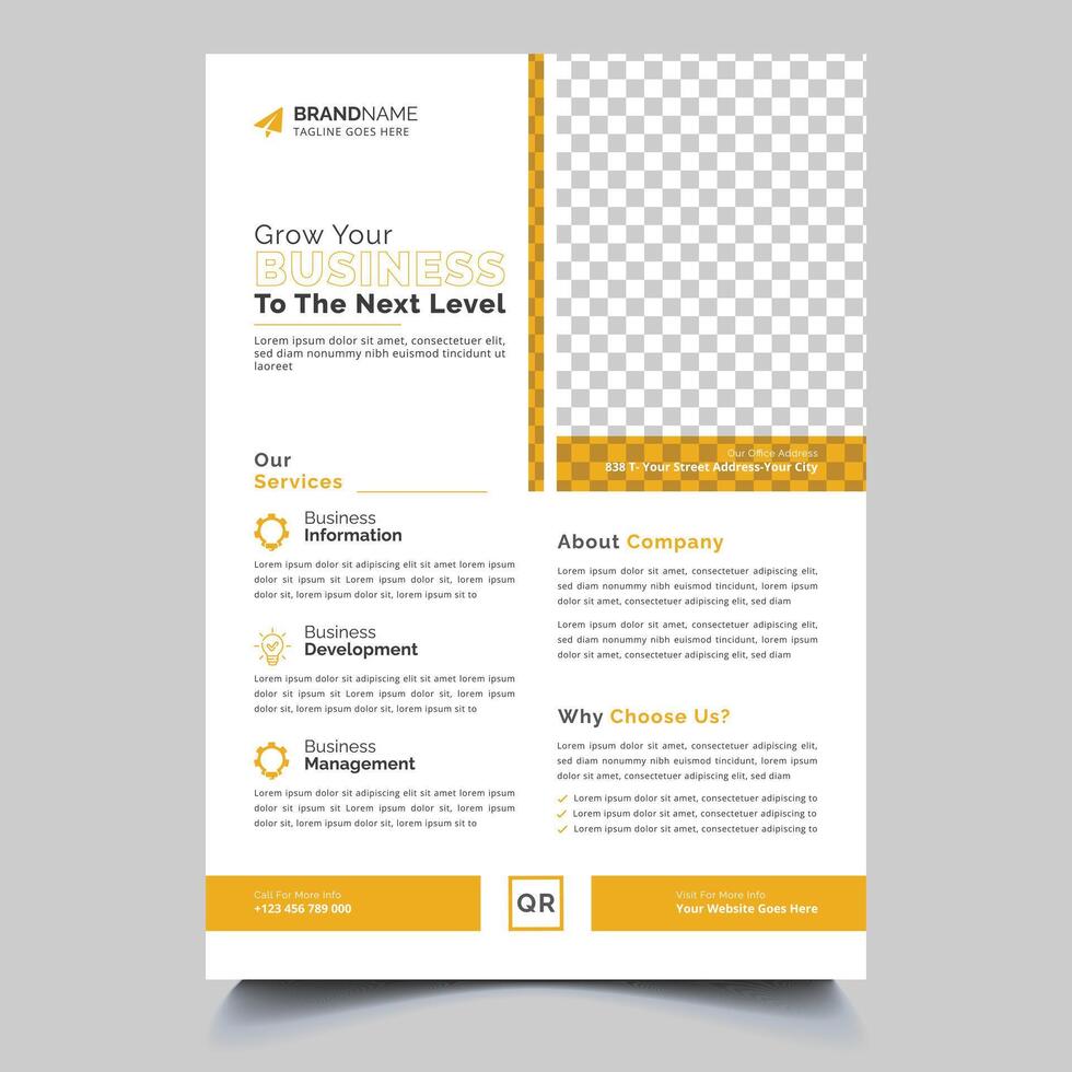Poster flyer pamphlet brochure cover design layout space for photo background, vector illustration template in A4 size
