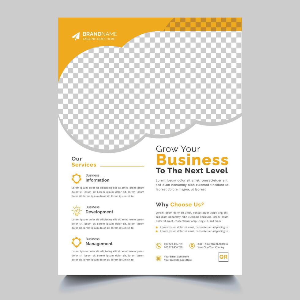 Poster flyer pamphlet brochure cover design layout space for photo background, vector illustration template in A4 size