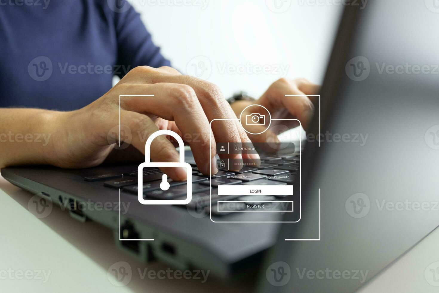 Verification of information, Internet security, online financial transaction, 2-step verification, confirm transaction and identity. photo