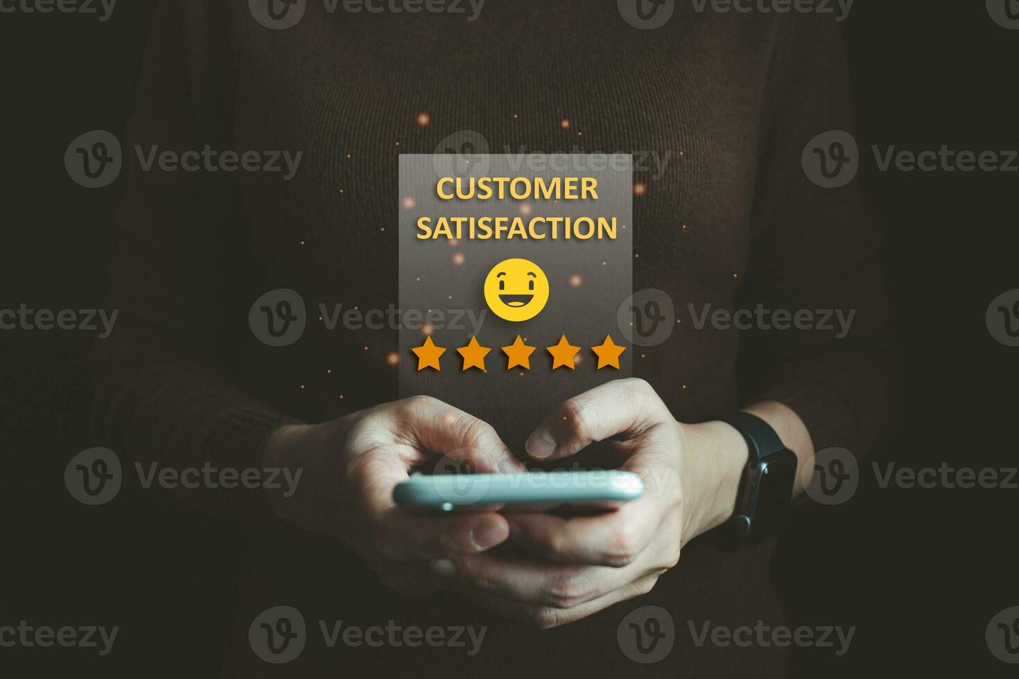 tasa de satisfacción de empresaria 5 estrellas, garantía de calidad excelente, certificación el mejor servicio, garantía de servicio estándar de la empresa. certificación iso, satisfacción del cliente foto