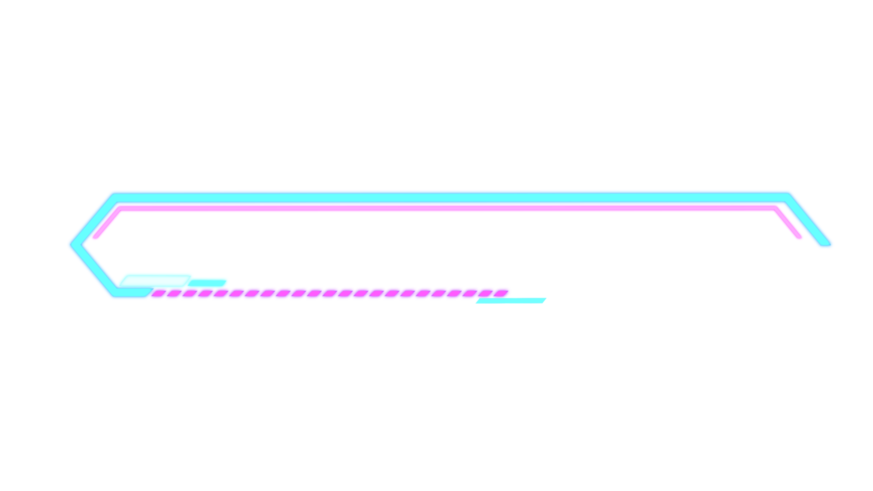 Abstract hi-tech HUD sci-fi display interface frame digital technology element png