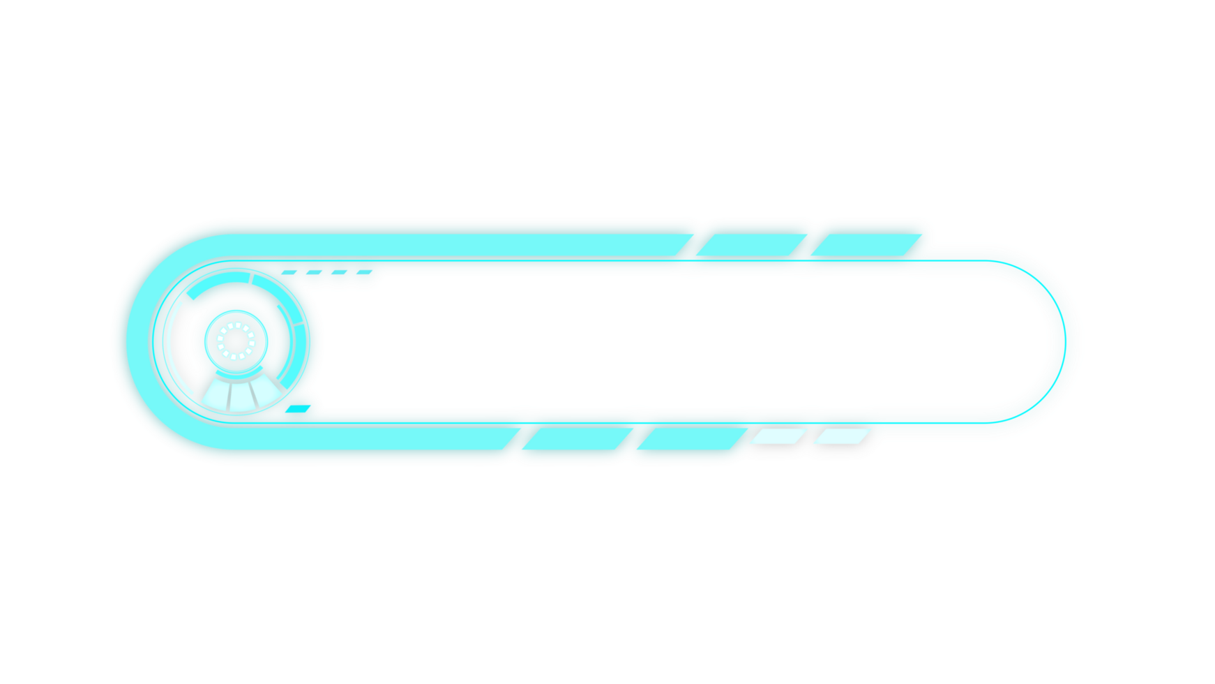 abstrakt Hi-Tech hud Sci-Fi Anzeige Schnittstelle Rahmen Digital Technologie Element png