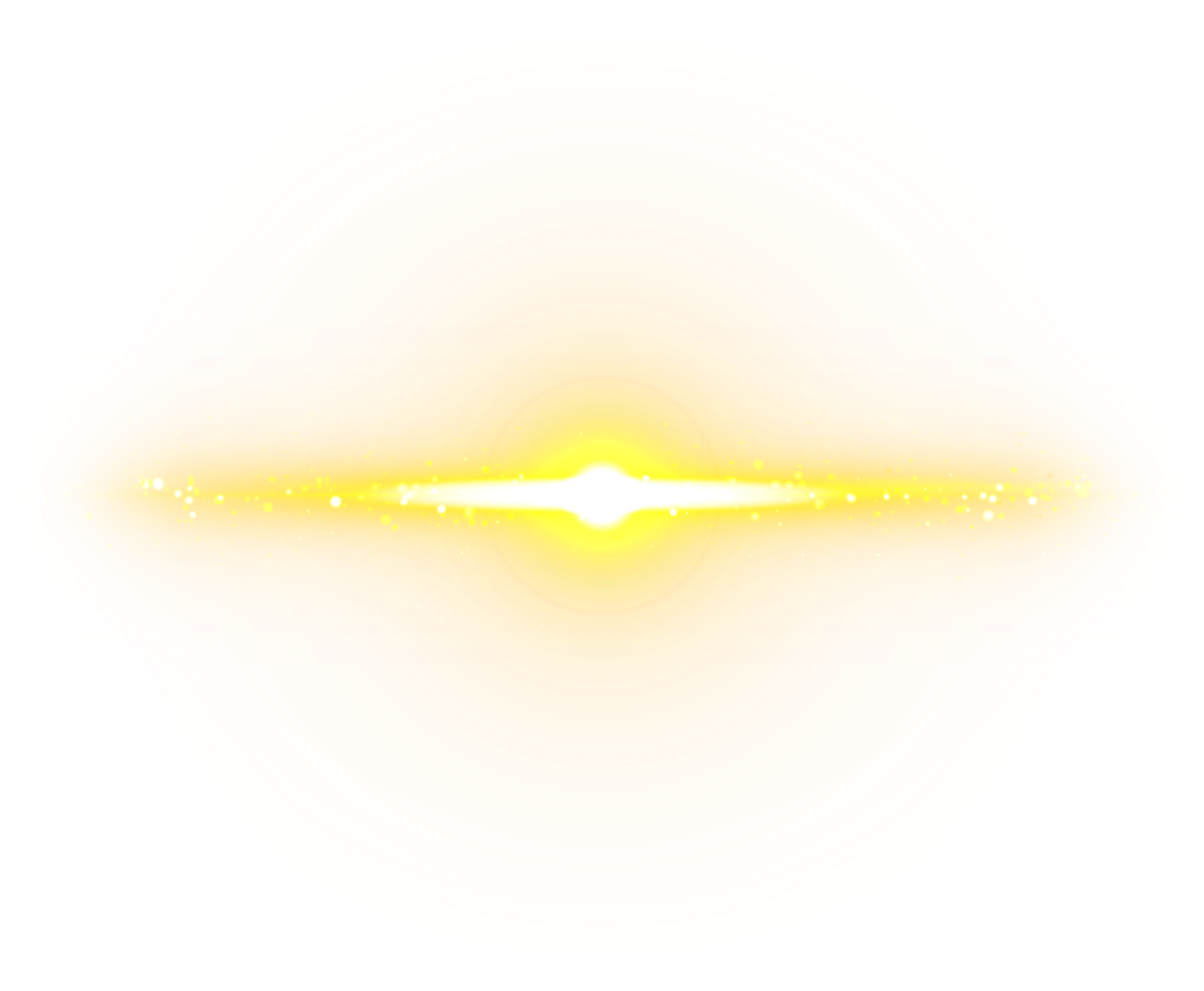 lens flare golden light dust particle magic style png