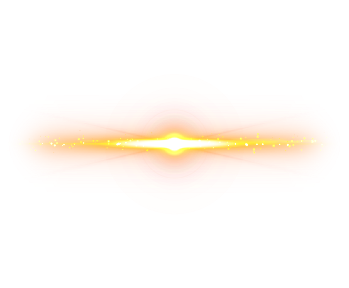 lens flare golden light dust particle magic style png