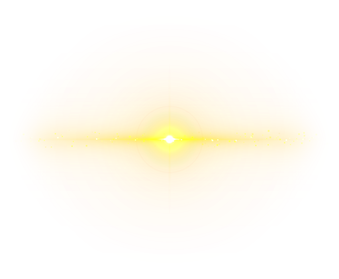 lens flare golden light dust particle magic style png