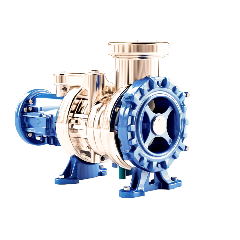 Electric Diaphragm Pump for Sewage  Generative Ai png