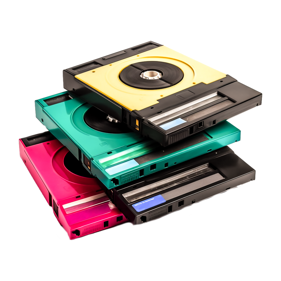 Old VIDEO Tape Cassette stock photo Generative Ai png