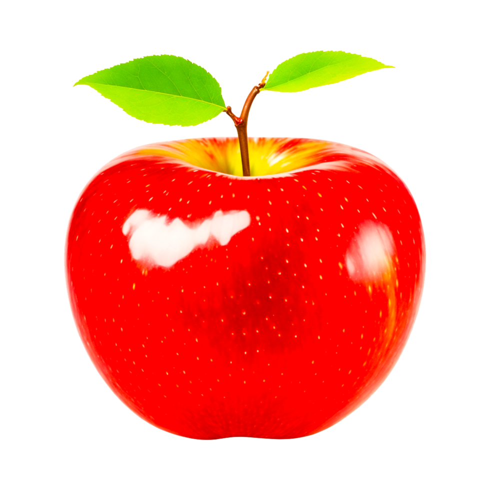 rojo manzana Navidad víspera, alimento, deporte, corazón generativo ai png