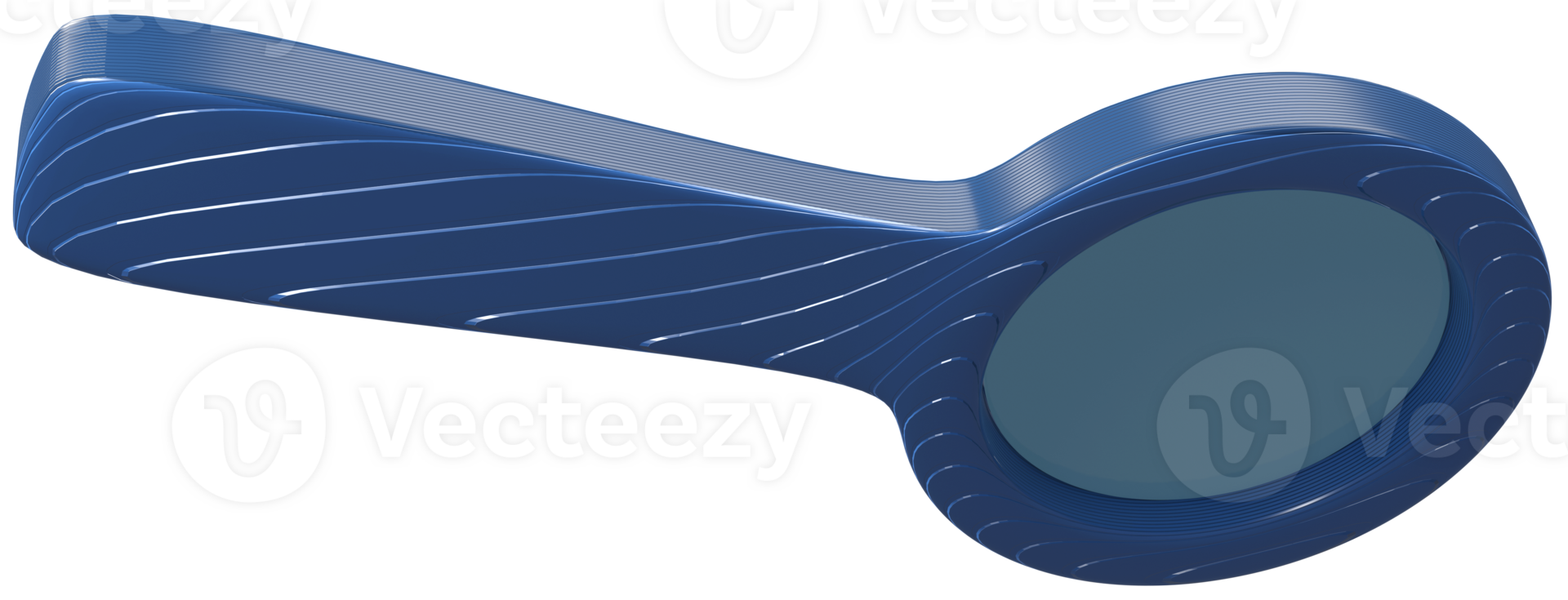 3D illustration rendering measuring device magnifying glass or loupe on a transparent background png
