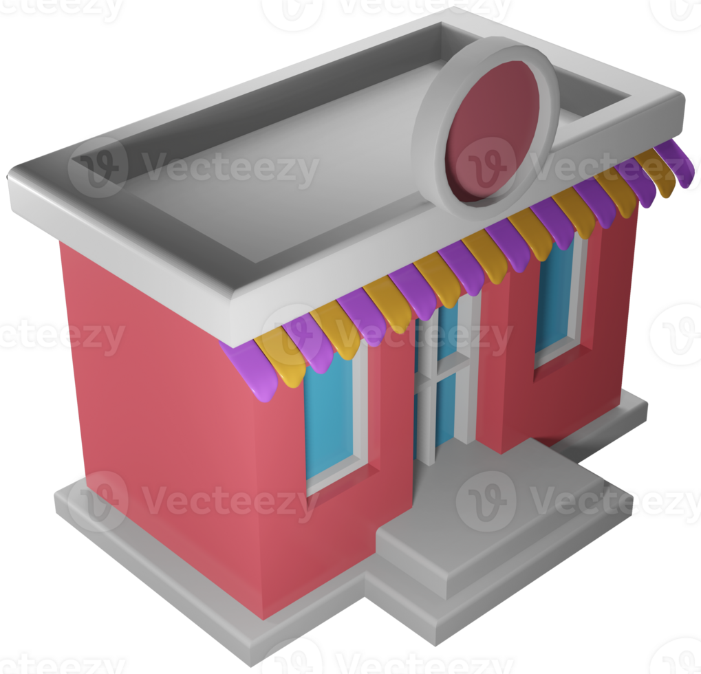 3d Illustration machen Gebäude Layout Pavillon oder Stadt Büro png