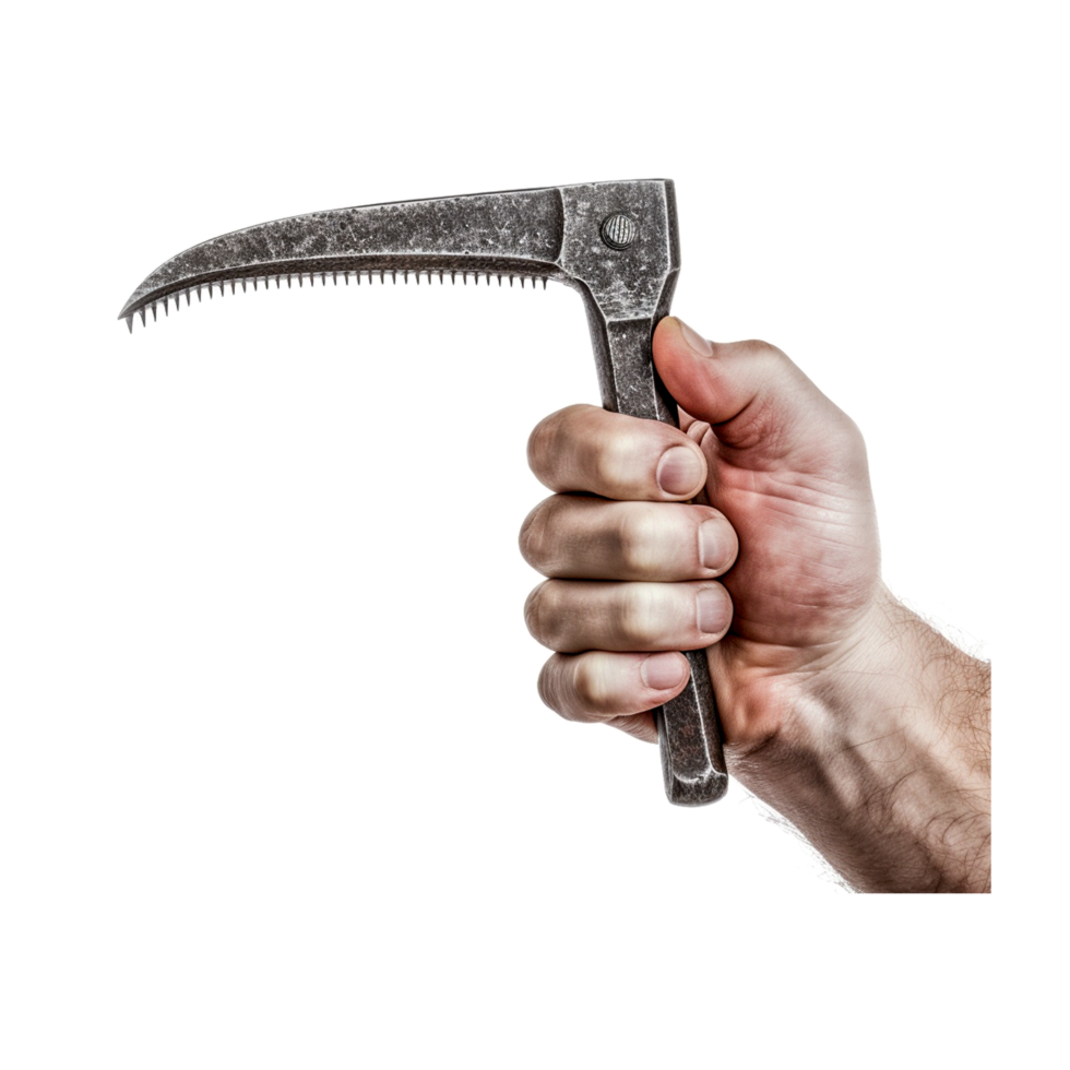 Hiking axe icon simple style png