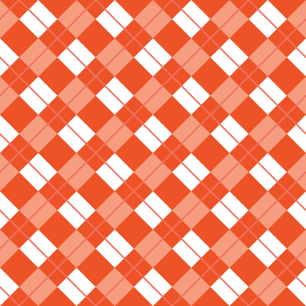 seamless background Orange plaid PNG file