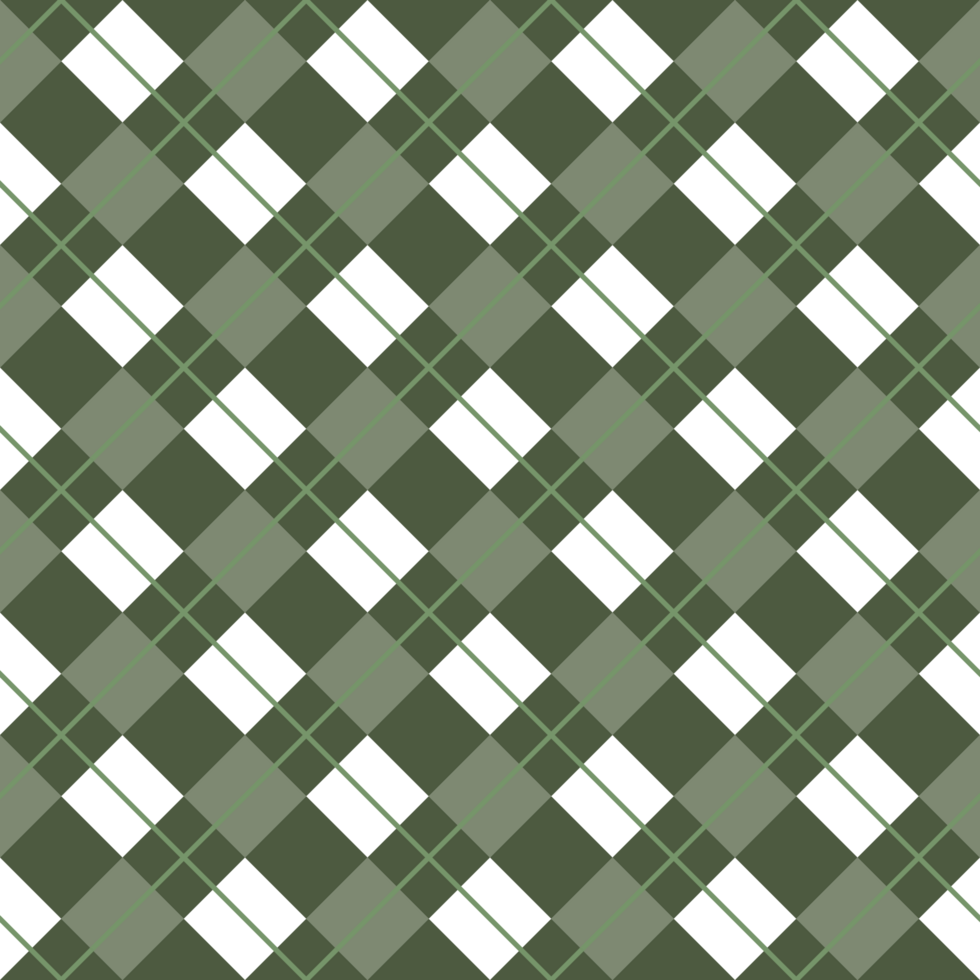 senza soluzione di continuità sfondo verde plaid png file