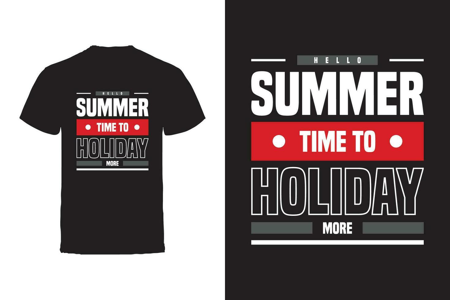 Vector T-shirt design. Summer Typography Vector T-shirt design.