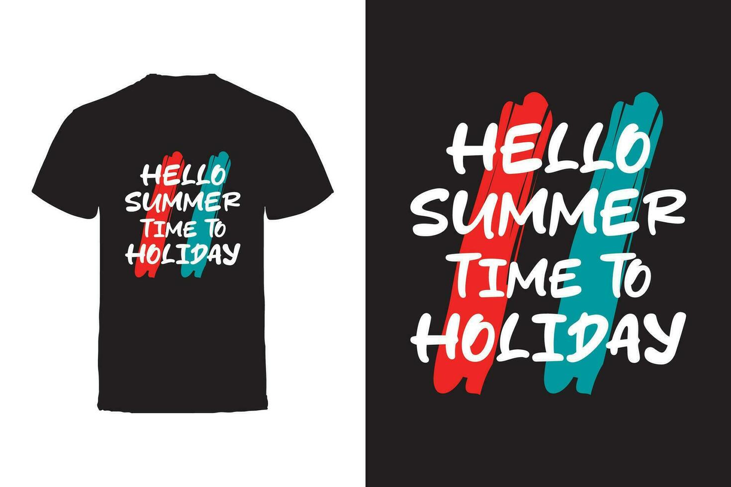 Vector T-shirt design. Summer Typography Vector T-shirt design.