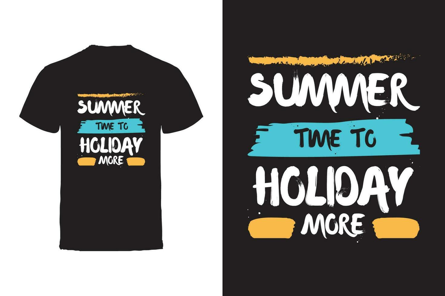 Vector T-shirt design. Summer Typography Vector T-shirt design.