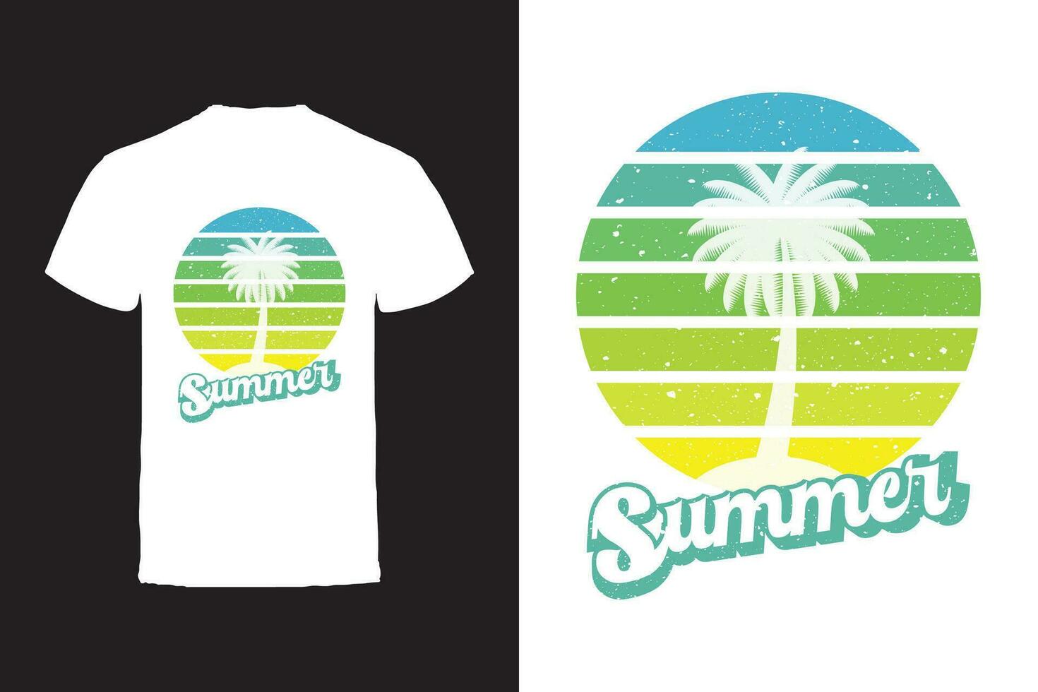 Vector T-shirt design. Summer Typography Vector T-shirt design.